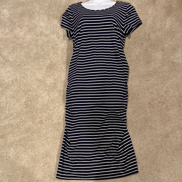 Isabel maternity midi dress - Picture 2 of 7